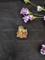 Load image into Gallery viewer, Meenakari Kundan Ring - Gold Pink
