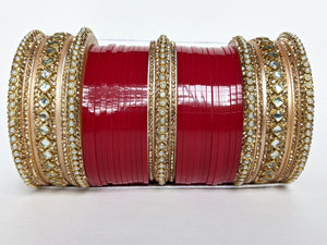 Punjabi Chooda with Kundan Bangles