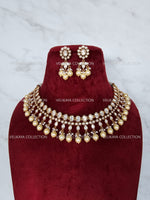 Load image into Gallery viewer, Shanaya Gold Plated Kundan Necklace Set
