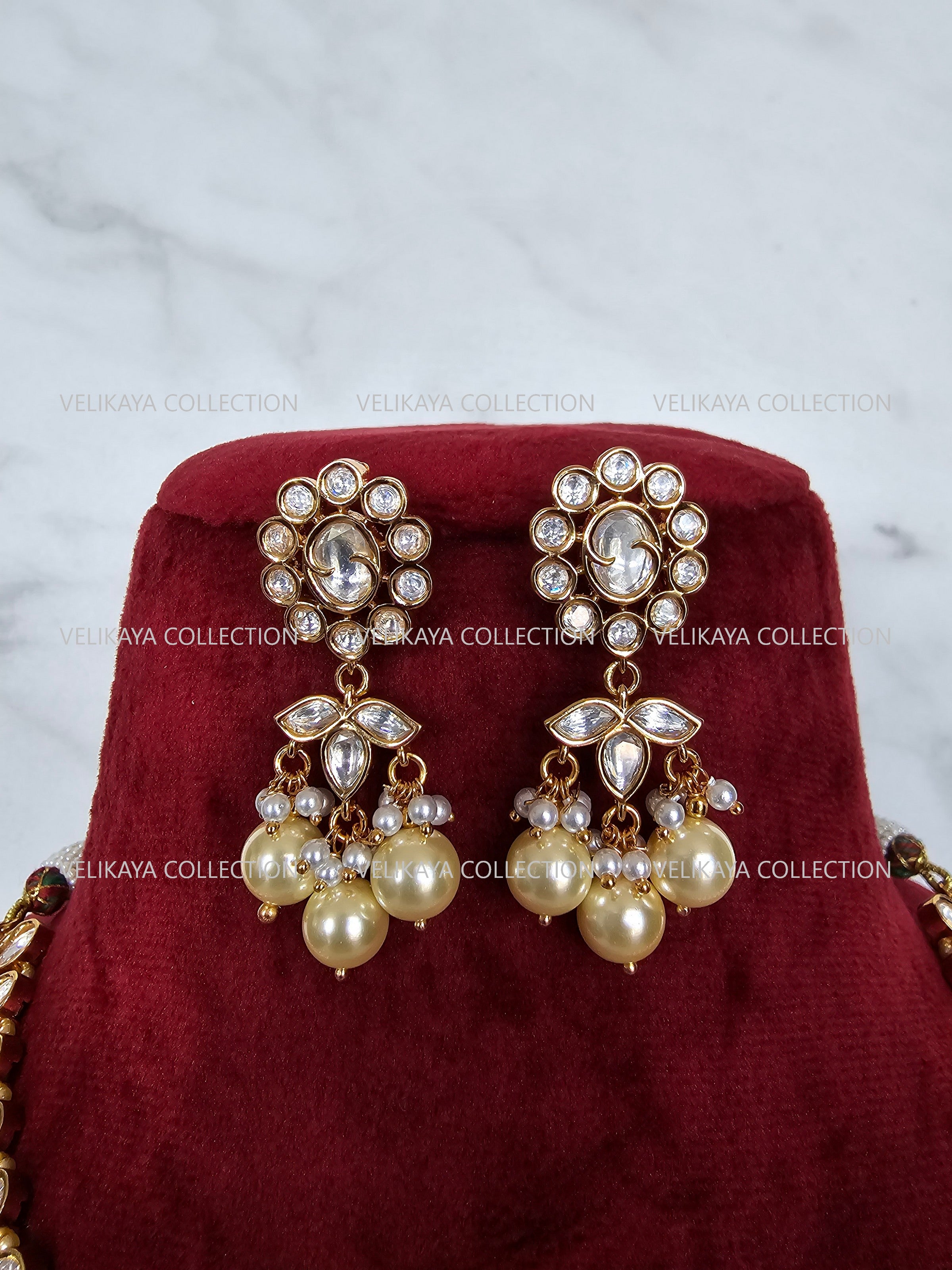 Shanaya Gold Plated Kundan Necklace Set