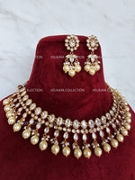 Load image into Gallery viewer, Shanaya Gold Plated Kundan Necklace Set
