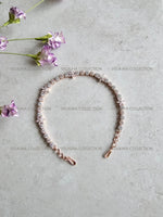 Load image into Gallery viewer, Indian Hair Jewelry Rose Gold CZ Diamond Headband
