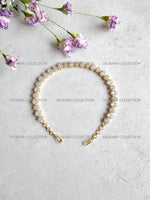 Load image into Gallery viewer, Gold Wedding Hair Jewelry Headband Sheeshphool
