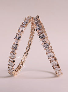 Rose Gold Diamante Bracelets