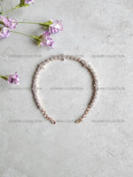 Load image into Gallery viewer, Indian Hair Jewelry Rose Gold CZ Diamond Headband
