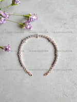 Load image into Gallery viewer, Indian Hair Jewelry Rose Gold CZ Diamond Headband
