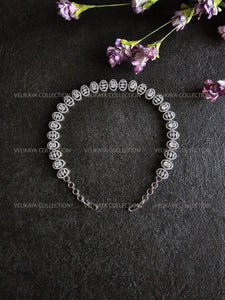 Bridal Hair Jewelry Silver CZ Diamond Headband