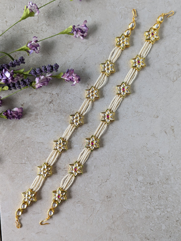 Anya Premium Kundan Meenakari Headband Sheeshphool