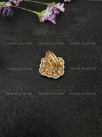 Load image into Gallery viewer, Firdaus Gold Kundan Ring
