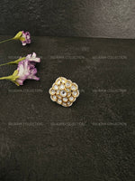 Load image into Gallery viewer, Firdaus Gold Kundan Ring
