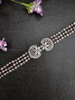 Load image into Gallery viewer, Rose Gold Wedding Hair Jewelry Headband Sheeshphool
