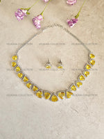 Load image into Gallery viewer, Matrix Yellow Necklace Set
