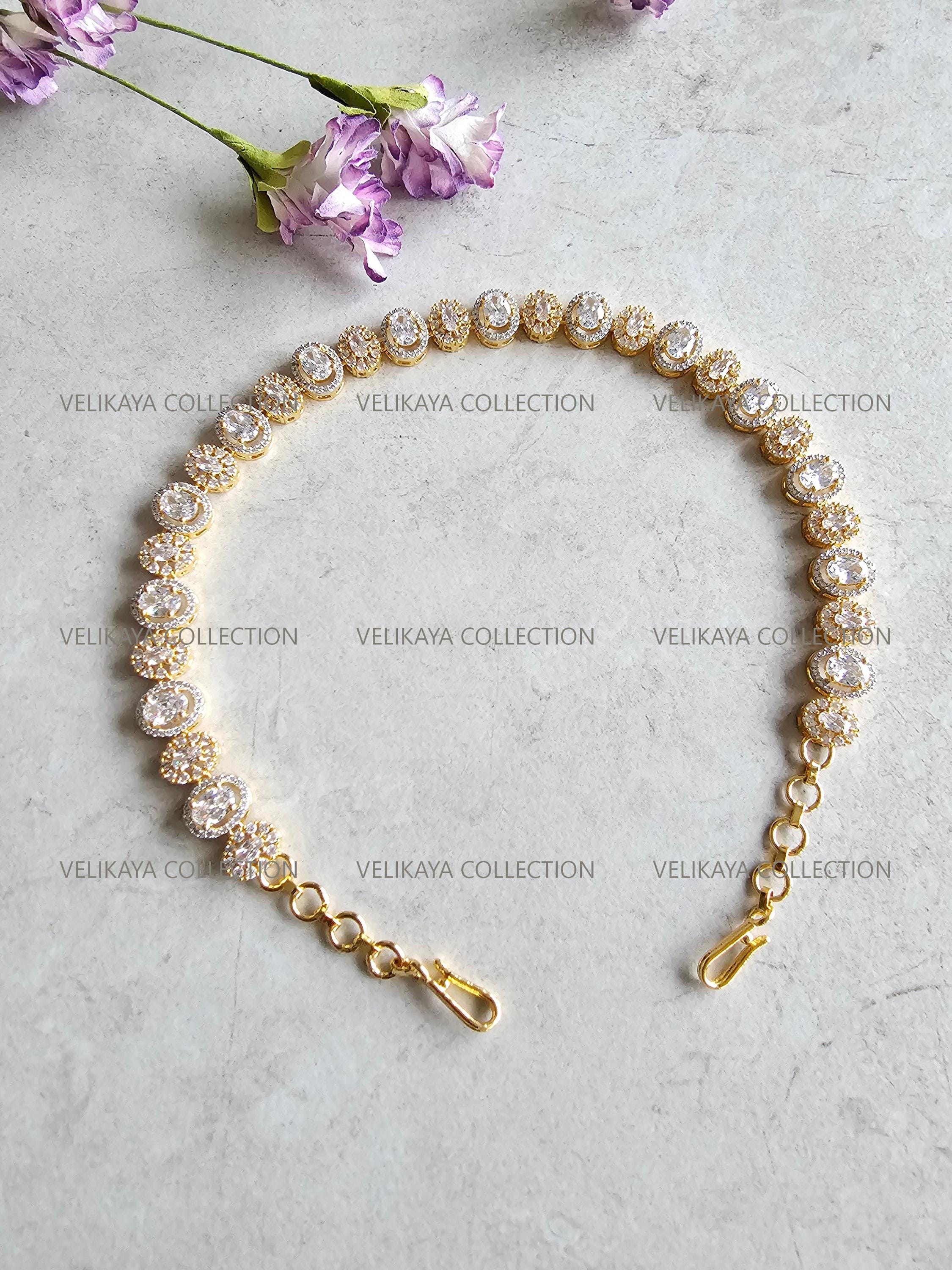 Gold Wedding Hair Jewelry Headband Sheeshphool