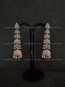 Samira Long CZ Diamond Earrings