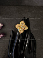 Load image into Gallery viewer, Pink Flower Kundan Ring
