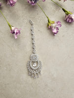 Load image into Gallery viewer, Sophia CZ Diamond Tikka Hair Jewelry
