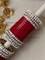 Load image into Gallery viewer, Punjabi Chooda with Pearl Bracelets
