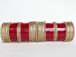 Load image into Gallery viewer, Punjabi Chooda with Kundan Bangles
