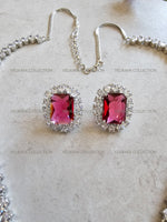 Load image into Gallery viewer, Inaya Ruby Pendant Necklace &amp; Earrings
