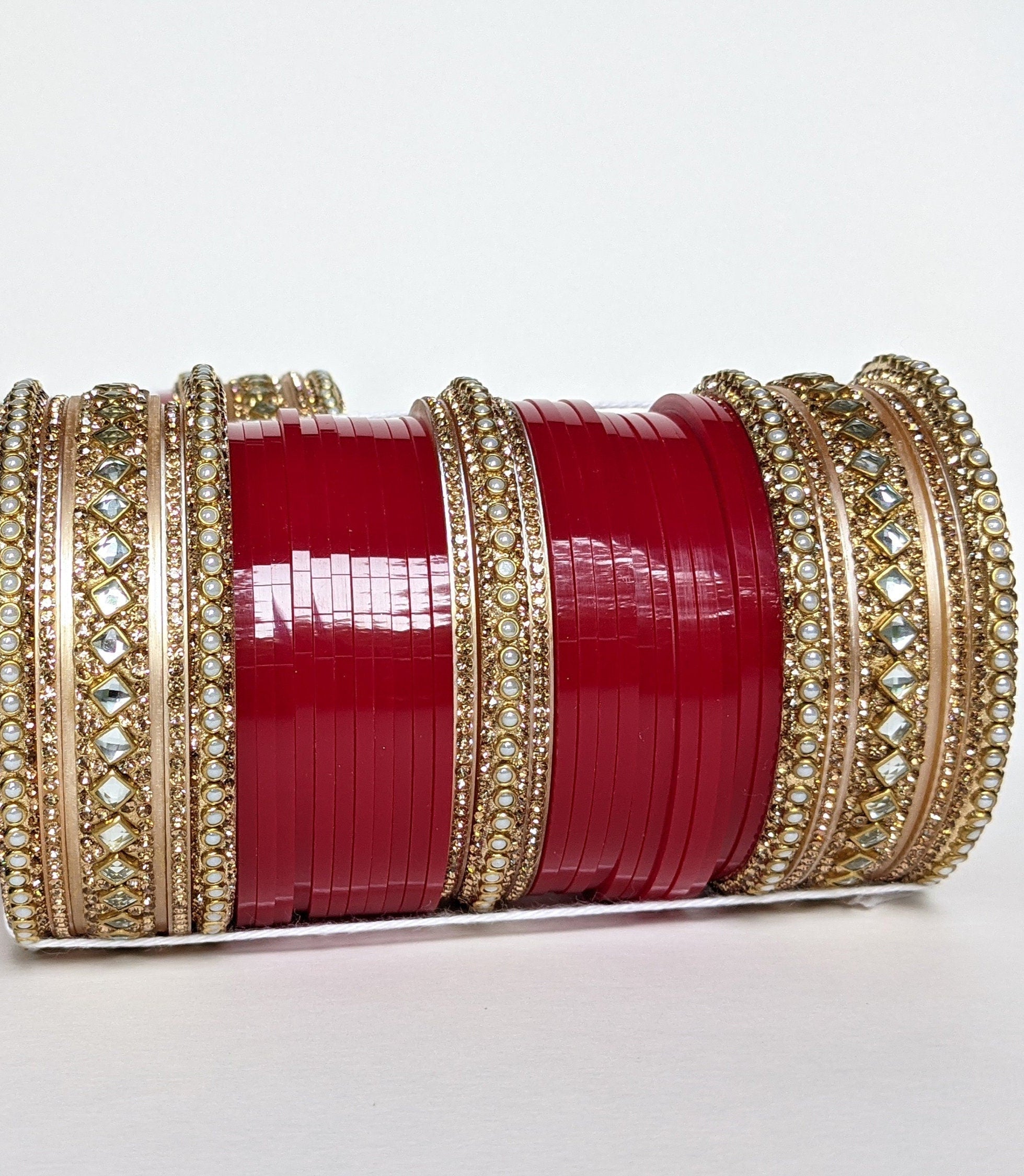 Punjabi Chooda with Kundan Bangles