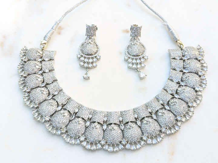 Party wear CZ Necklace & Earrings