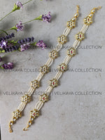 Load image into Gallery viewer, Anya Premium Kundan Meenakari Headband Sheeshphool
