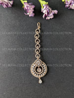 Load image into Gallery viewer, Sonia Rose Gold plated CZ Diamond Tikka
