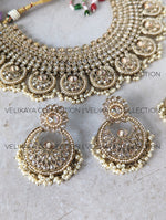 Load image into Gallery viewer, Aura - Champagne Wedding Necklace Set
