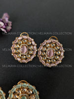 Load image into Gallery viewer, Asin Fine Kundan and American Diamond Studs
