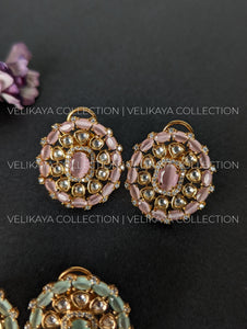 Asin Fine Kundan and American Diamond Studs