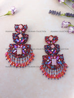 Load image into Gallery viewer, Crystal Chandelier Earrings
