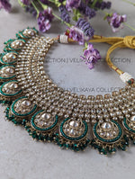 Load image into Gallery viewer, Aura - Green Wedding Necklace Set
