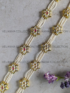 Anya Premium Kundan Meenakari Headband Sheeshphool