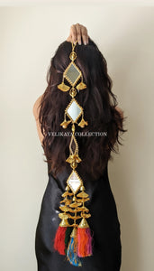 Paranda Hair Accessory for Indian and Pakistani Weddings.