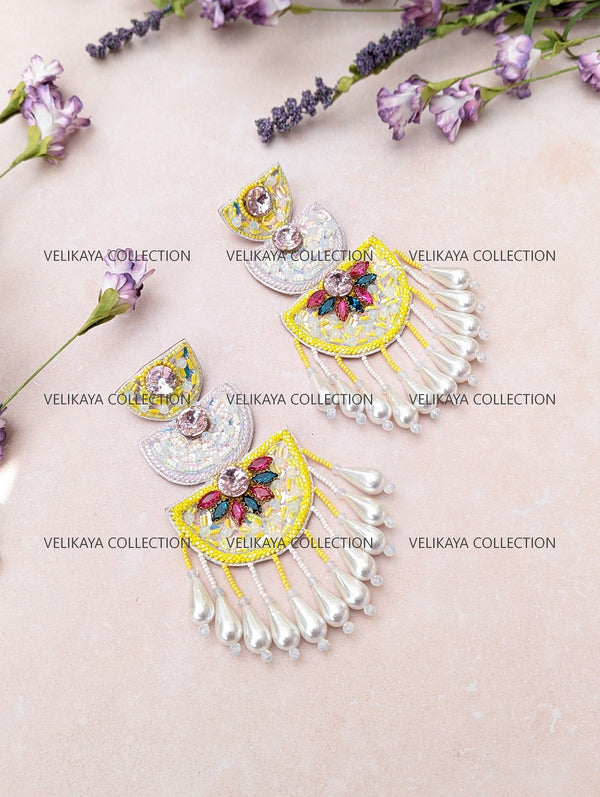 Party Wear Beaded Earrings