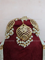 Load image into Gallery viewer, Punjabi Long Necklace Earrings Tikka
